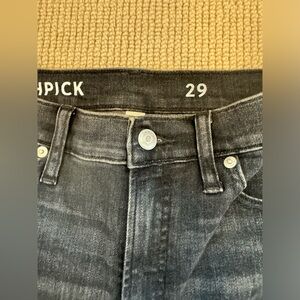 J Crew toothpick Jean, Charcoal wash, size 29. Never worn